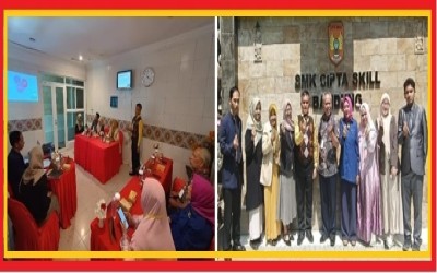 SOSIALISASI PENGUATAN PEMBELAJARAN DENGAN MODEL TEACHING FACTORY (TEFA) OLEH IPB DI SMK-CIPTA SKILL