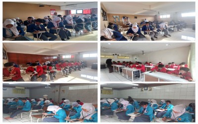 PELAKSANAAN UJIAN BERJALAN LANCAR DI SMK CIPTA SKILL BANDUNG